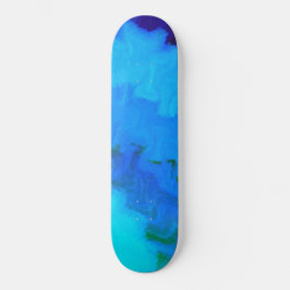 Skateboard Chicas Blue Tie Dye