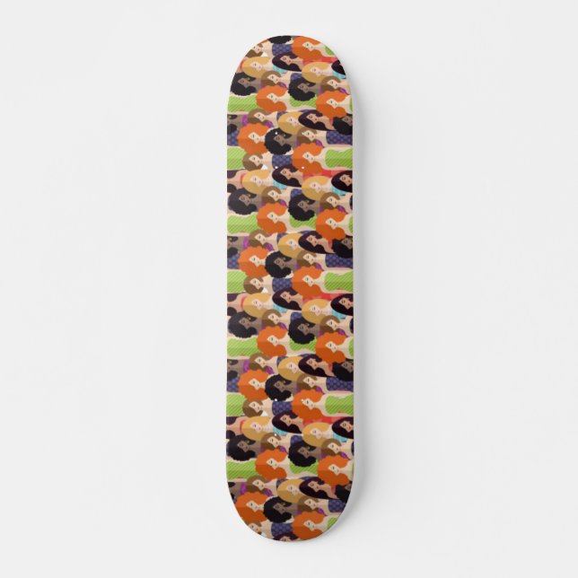 Skateboard Chicas de primavera (Anverso )