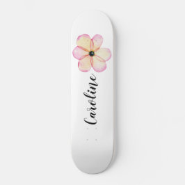 Skateboard Chicas Floral personalizada