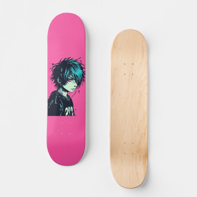 Skateboard Chico Emo (Anverso)