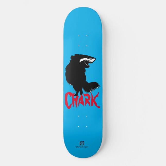 Skateboard Chihuahua + Tiburón = Cargo (Anverso)