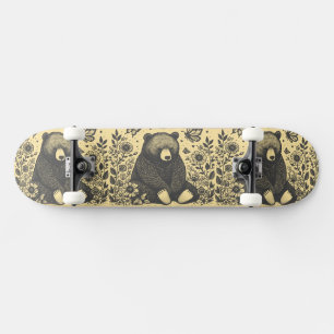 Skateboard Chill Bear