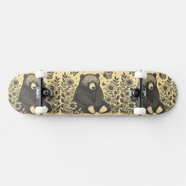 Skateboard Chill Bear (Horz)