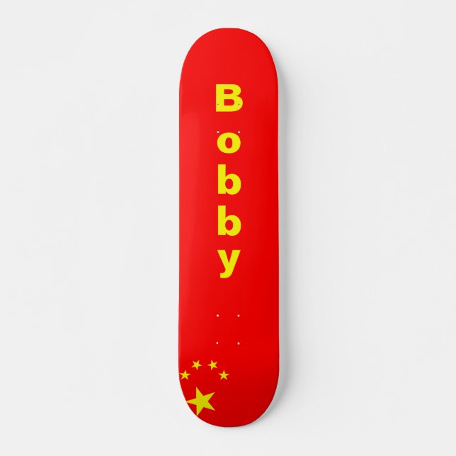 Skateboard China, China, China, China, B, o, b, b, y (Anverso )