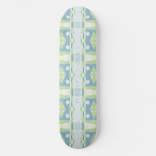 Skateboard Chintz bohemio 20 Rosa Azul Verde Pastel