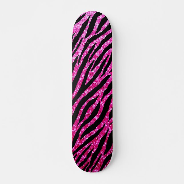 Skateboard Chispas de moda del purpurina del Glitz del (Anverso )