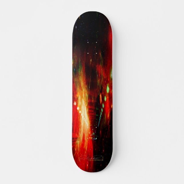 Skateboard ChiTown en la medianoche (Anverso )