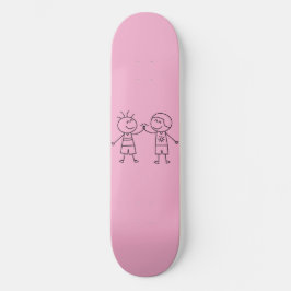 Skateboard Choca esos cinco puño en alto paz hermandad
