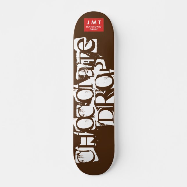 Skateboard CHOCOLATE DROP Skateboard, Deck de 7¾" (Anverso )