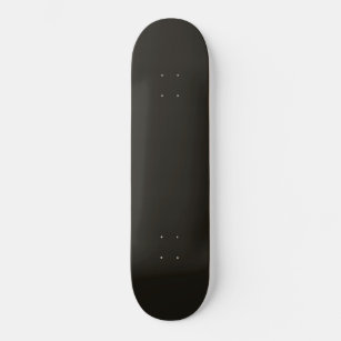 Skateboard chocolate negro (color sólido)