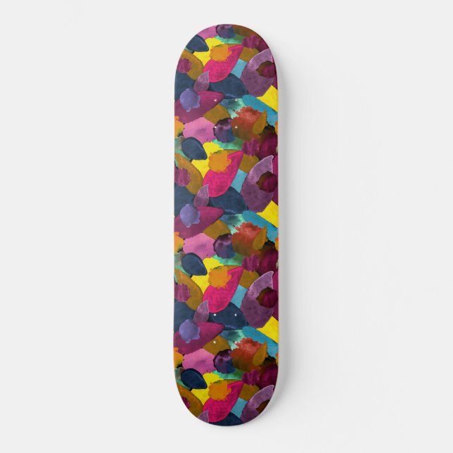 Skateboard Choque de color 3 (Anverso)
