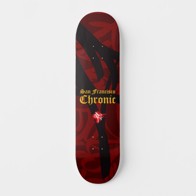 Skateboard Chronic 49ers Colors (Anverso)