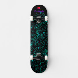 Skateboard Ciber negro azul