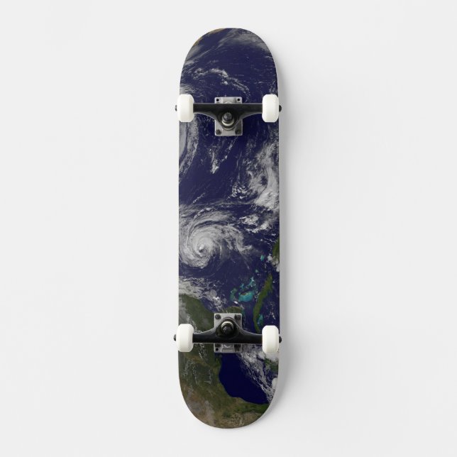 Skateboard Ciclones Tropicales Katia, Lee, Maria Y Nate. (Anverso)