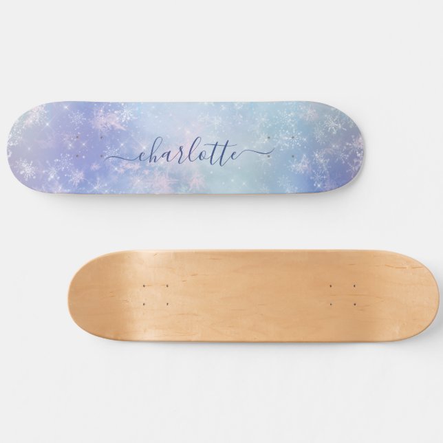 Skateboard Ciclos congelados personalizados (Horz)