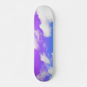 Skateboard Cielo azul morado