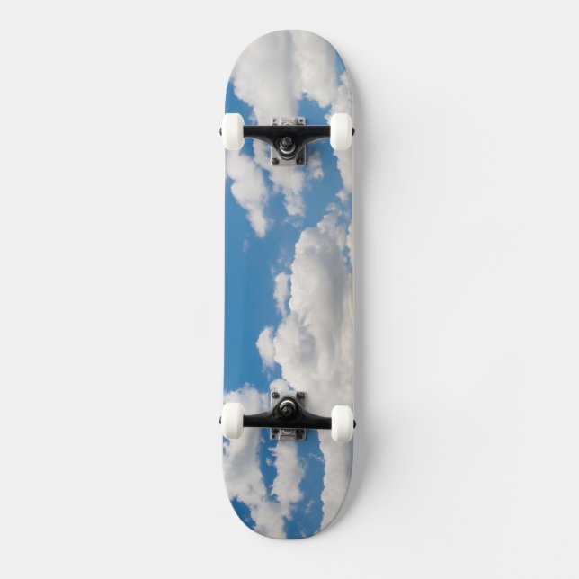 Skateboard Cielo azul turbio (Anverso)