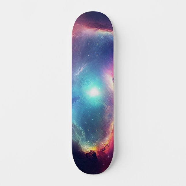 Skateboard Cielo de galaxia espacial moderna Cosmos celestes (Anverso)