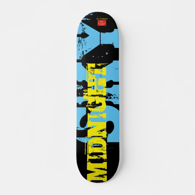 Skateboard Cielo de medianoche Patineta, Deck de 7¾" (Anverso )