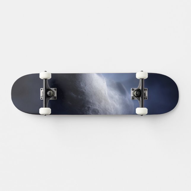 Skateboard Cierre Ilustrativo Del Comet Tempel. (Horz)