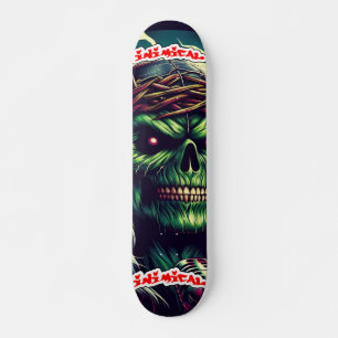 Skateboard Cierre Metalizado intenso y hostil