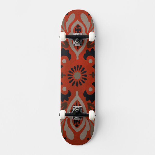 Skateboard Cinnabar Suzani II (Anverso)