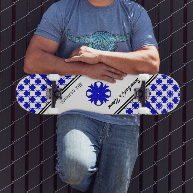 Skateboard Cinta azul de amor de Kenneth Yoncich (Exterior 3)