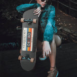 Skateboard Cinta Cassette Vintage Retro Greatest Hit<br><div class="desc">skateboard de cinta retro de Guay con el texto "el mayor éxito". Ideal para los amantes de la música clásica y antigua. Diseño unisex para hombres y mujeres. Personalízalo añadiendo tu nombre y mensaje personal.</div>