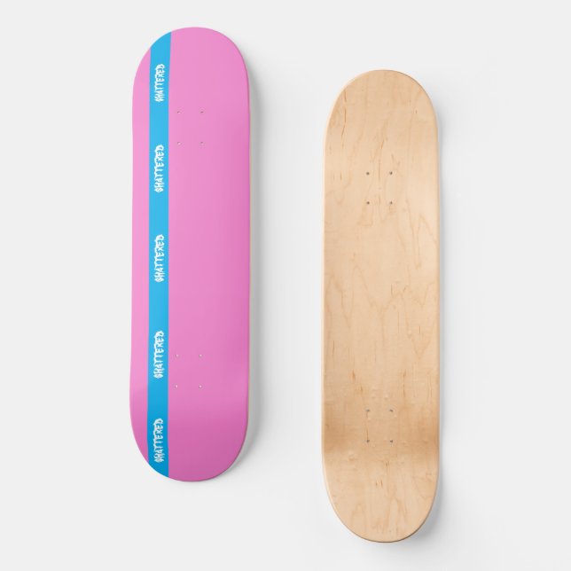 Skateboard Cinta dispersa (Anverso)