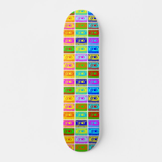 Skateboard Cinta mixta psicodélica Pop (Anverso )