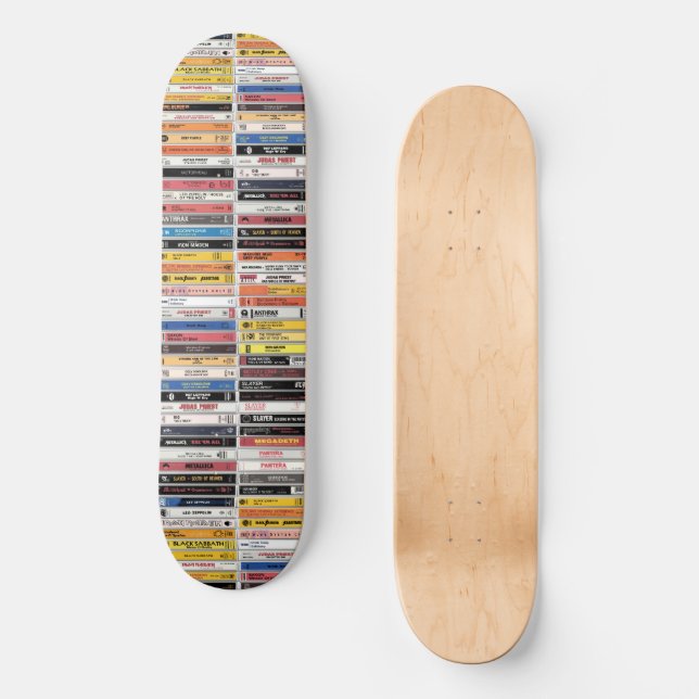 Skateboard Cintas clásicas de rock duro Metalizado fuerte - 9 (Anverso)