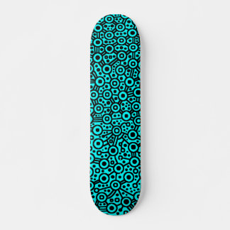 Skateboard Circuito Alien III - Negro sobre cian