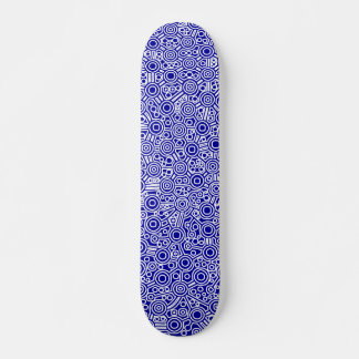 Skateboard Circuito de Alienados Exterminados - Blanco sobre 