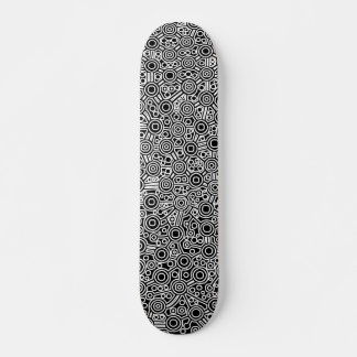 Skateboard Circuito de Alienados Exterminados - Blanco sobre