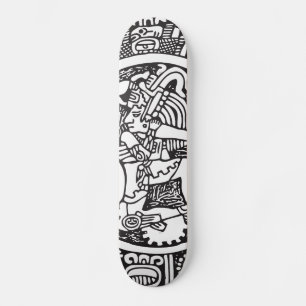 Skateboard Círculo maya, jeroglífico mexicano (maya)