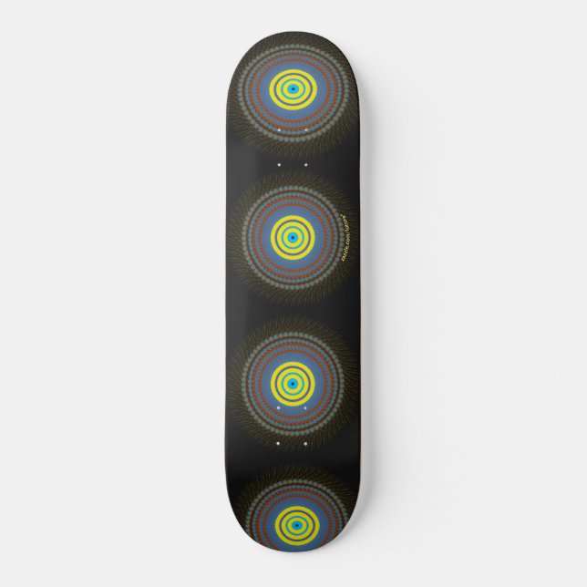 Skateboard Círculos (Anverso)