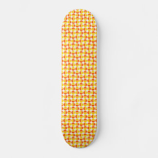 Skateboard Círculos giratorios - Naranja y ámbar