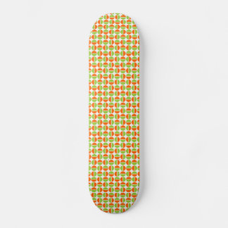 Skateboard Círculos giratorios - Verde y Naranja