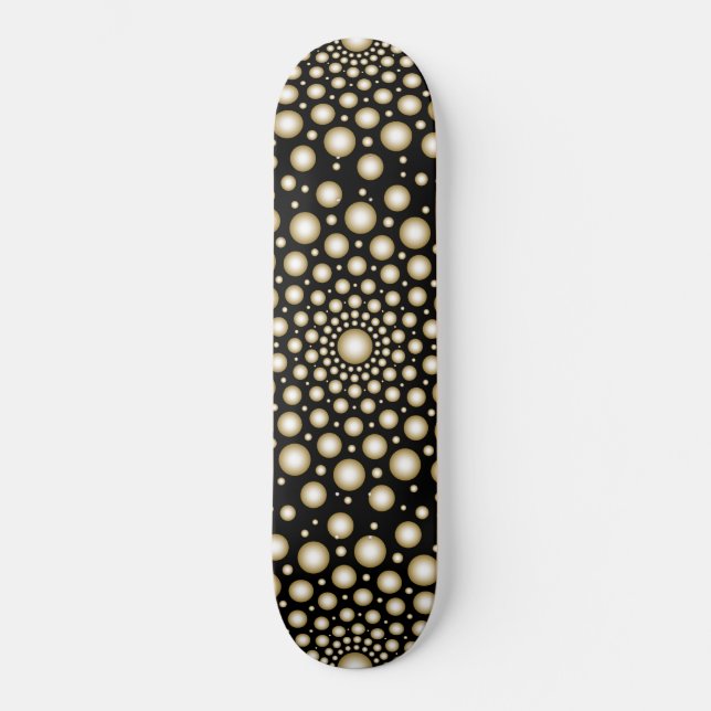 Skateboard Círculos Mandala (Anverso)