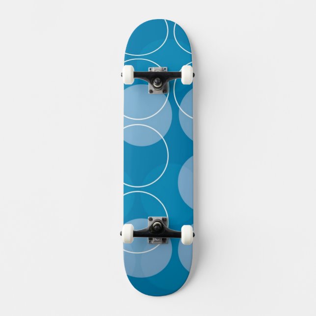 Skateboard Círculos retros (Anverso)