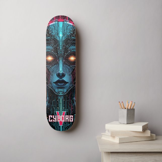 Skateboard Circunstancia fantasma Cyborg (Arte de la pared)