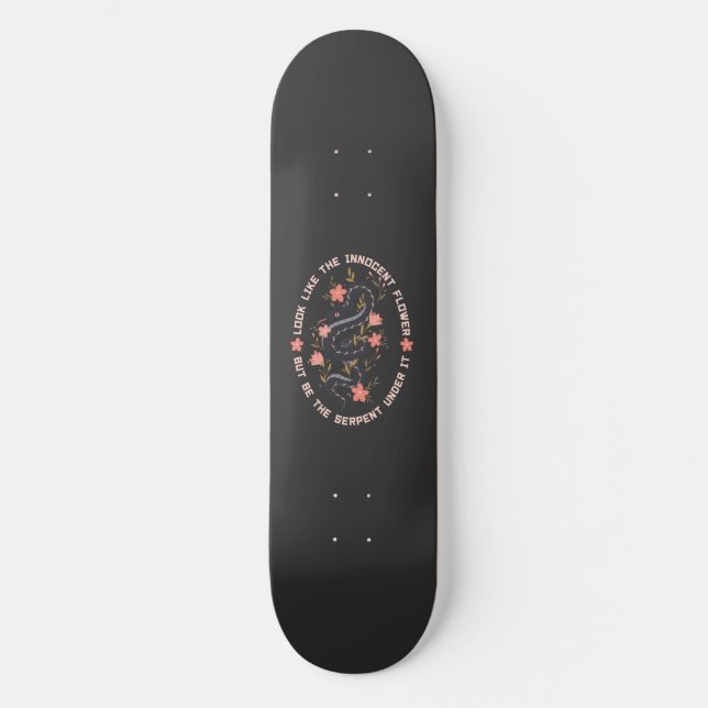 Skateboard Cita de Shakespeare - Lady Macbeth (Anverso)