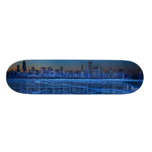 Skateboard Ciudad de hombros amplios y del lago Michigan