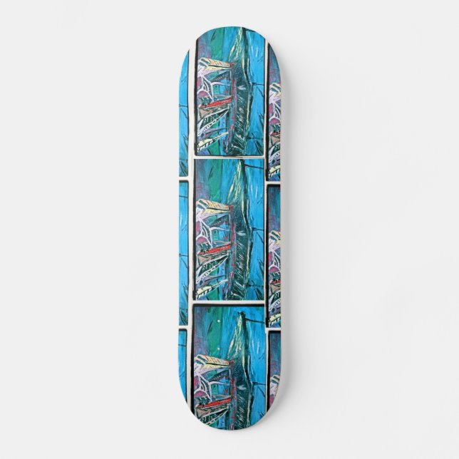 SKATEBOARD CIUDAD ESCENARIO SOPORTES (Anverso)