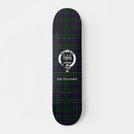Skateboard Clan Abercrombie Tartán y Escudo