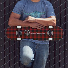 Skateboard Clan Cunningham Badge & Tartan