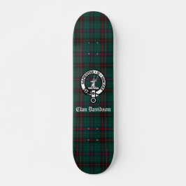 Skateboard Clan Davidson Escudo Badge y Tartán
