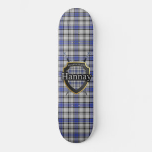 Skateboard Clan escocés Hannay Tartan Shield