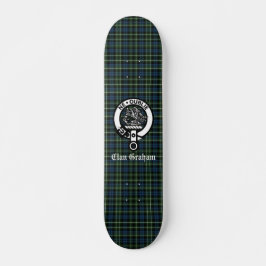 Skateboard Clan Graham Montrose Tartan & Escudo