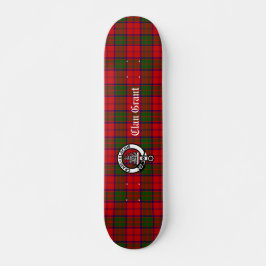 Skateboard Clan Grant Tartán y la placa Escudo